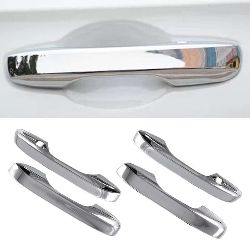 

4pcs/set Exterior Door Handle Cover Trim Chrome ABS Fit for Honda CR-V CRV 2023-2024