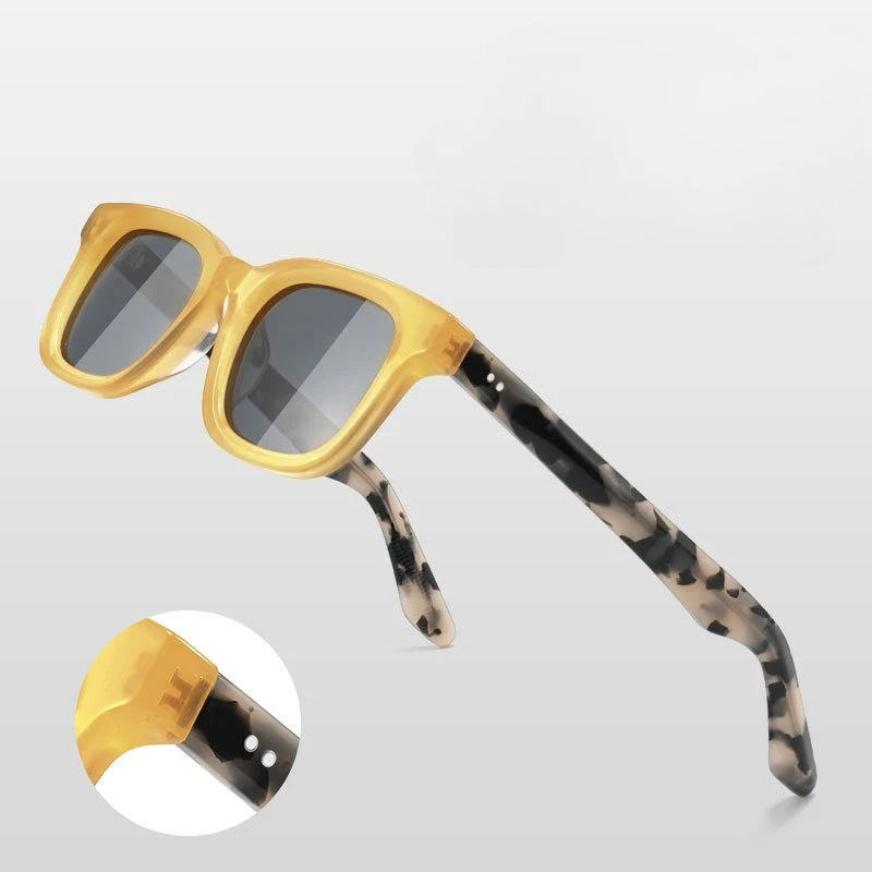 

Летние модные квадратные солнцезащитные очки из ацетата 2026 года: роскошные женские и трендовые мужские поляризационные очки в стиле ретро с защитой UV400