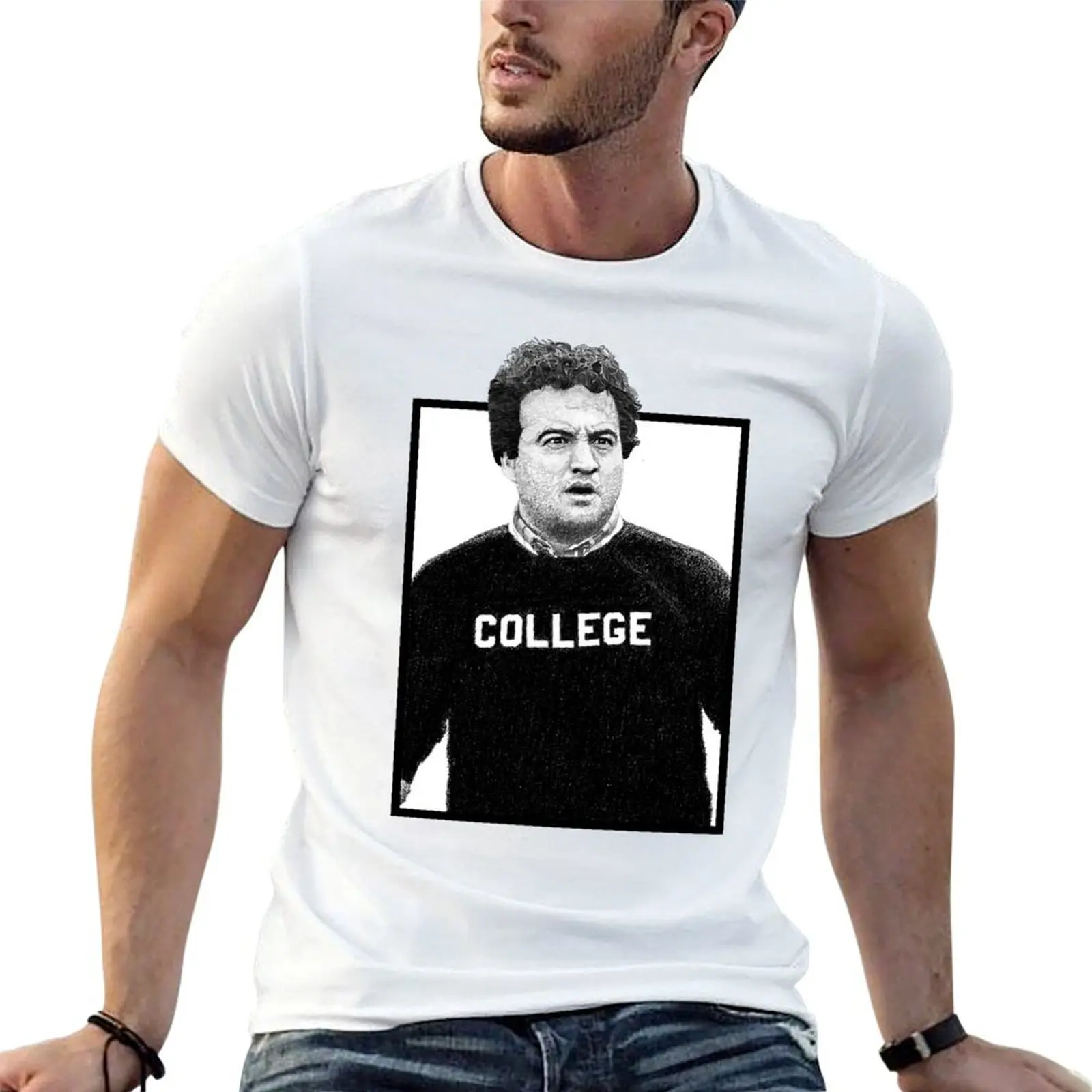 Camiseta Bluto Animal House John Belushi College, camiseta gráfica para hombre, camisetas para hombre, camiseta para hombre