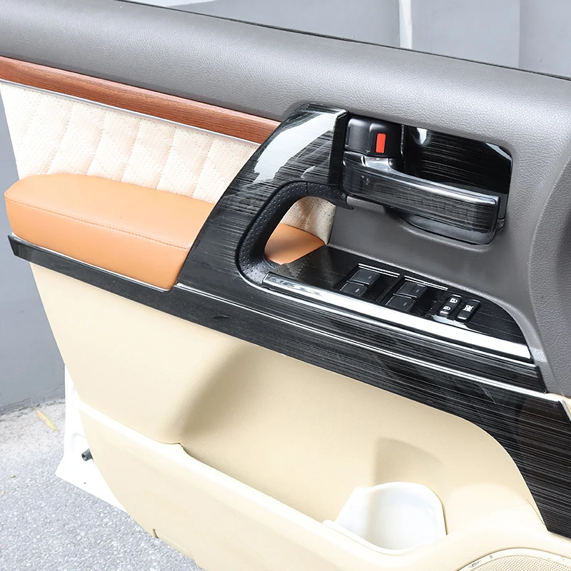 For Toyota Land Cruiser 200 LC200 2008-2021 Interior Upgraded Decoration Accessories Stainless Steel Door Handle 2020 2019 2018