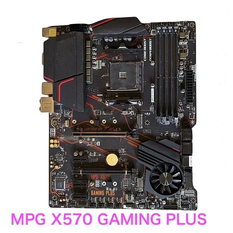 

Подходит для MSI MPG X570 GAMING PLUS, материнская плата с разъемом AM4 DDR4 ATX, материнская плата, 100% протестировано, ОК, полностью работает