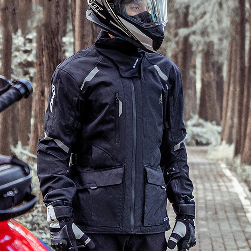 Winter Motorcycle Riding Clothing Waterproof Off-Road Anti-Fall Motorcycle Brigade Windproof Warm Men's Pull Clothing