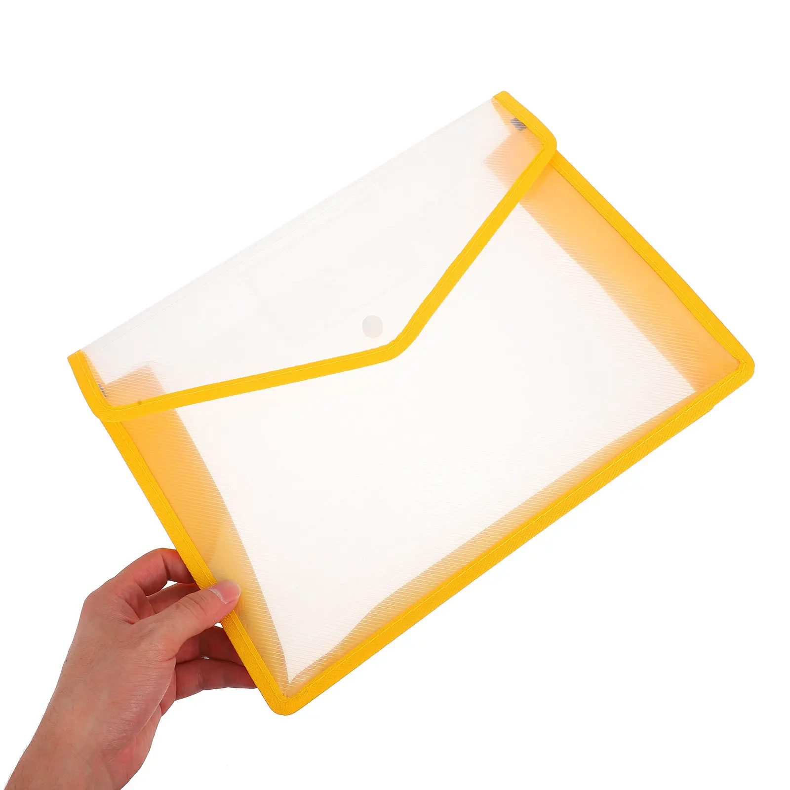 5pcs File Folder Set A4 Size Large Capacity Waterproof Plastic Document Organizer Expandable Pocket Folders Clear Accordion