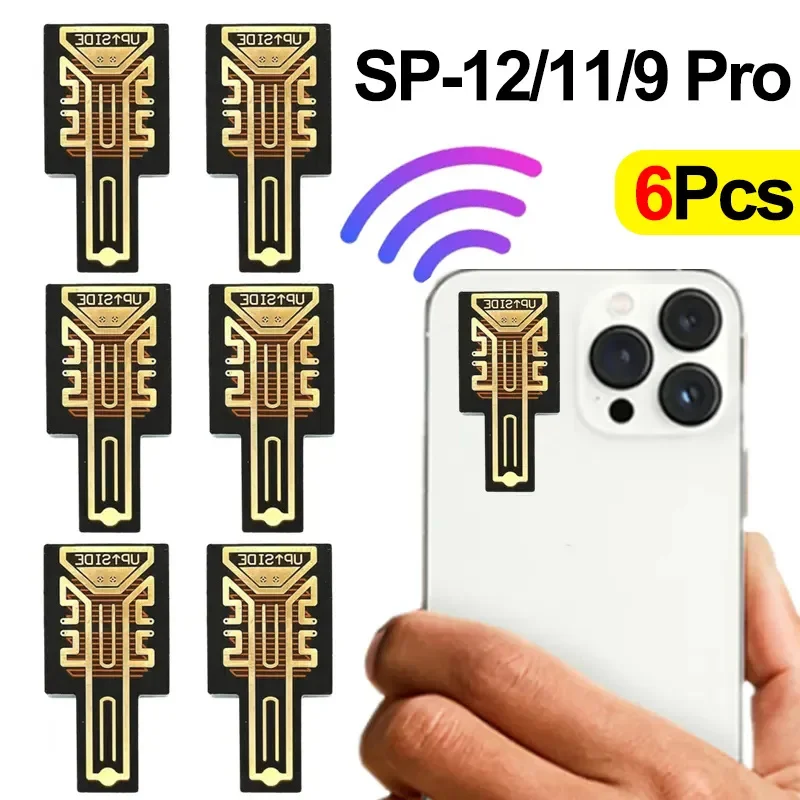 SP-12/ 11 Pro Antenna Signal Amplifier Sticker for 3/4/5G Mobile Phone Network Universal Signal Enhancement Sticker Booster Pads