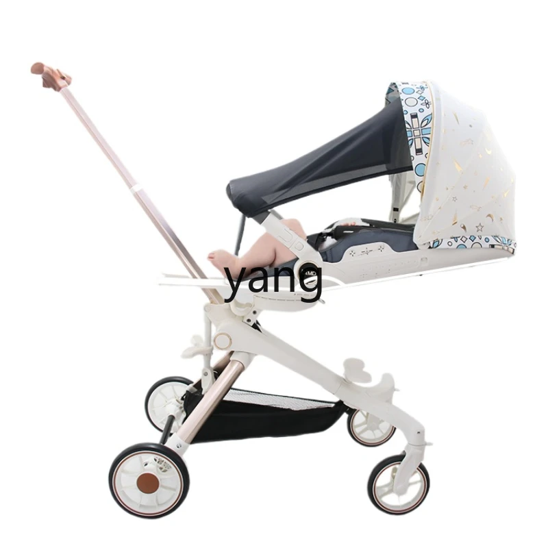 

CX Walk the Children Fantstic Product Sitting and Lying Baby Stroller Folding Children's Lightweight Baby Two-Way High Landscape