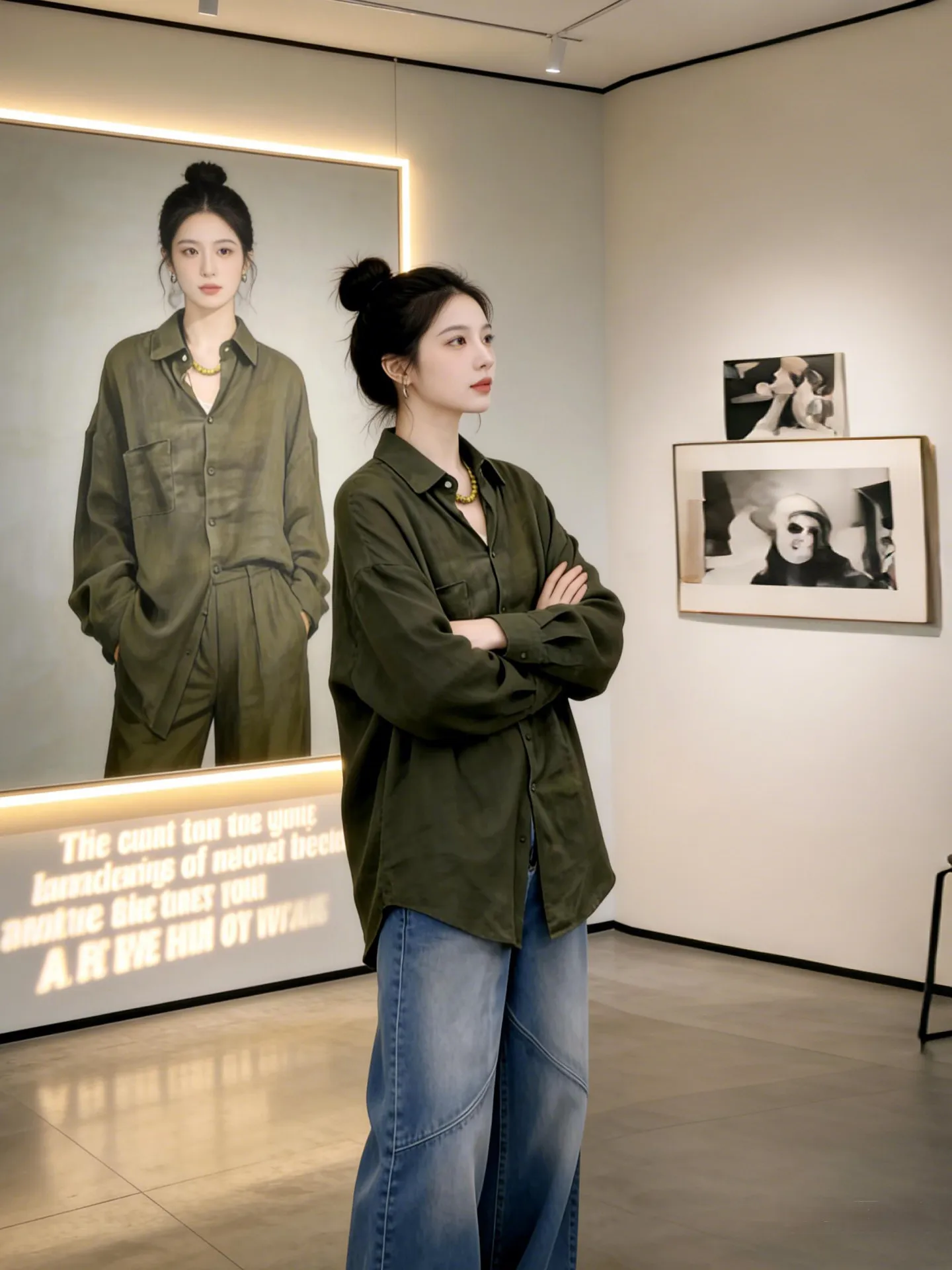 

Spring Autumn Loose Casual Versatile Women's Shirt Jacket 2026 New Fashion Lazy Style Relaxed Feeling Small Top