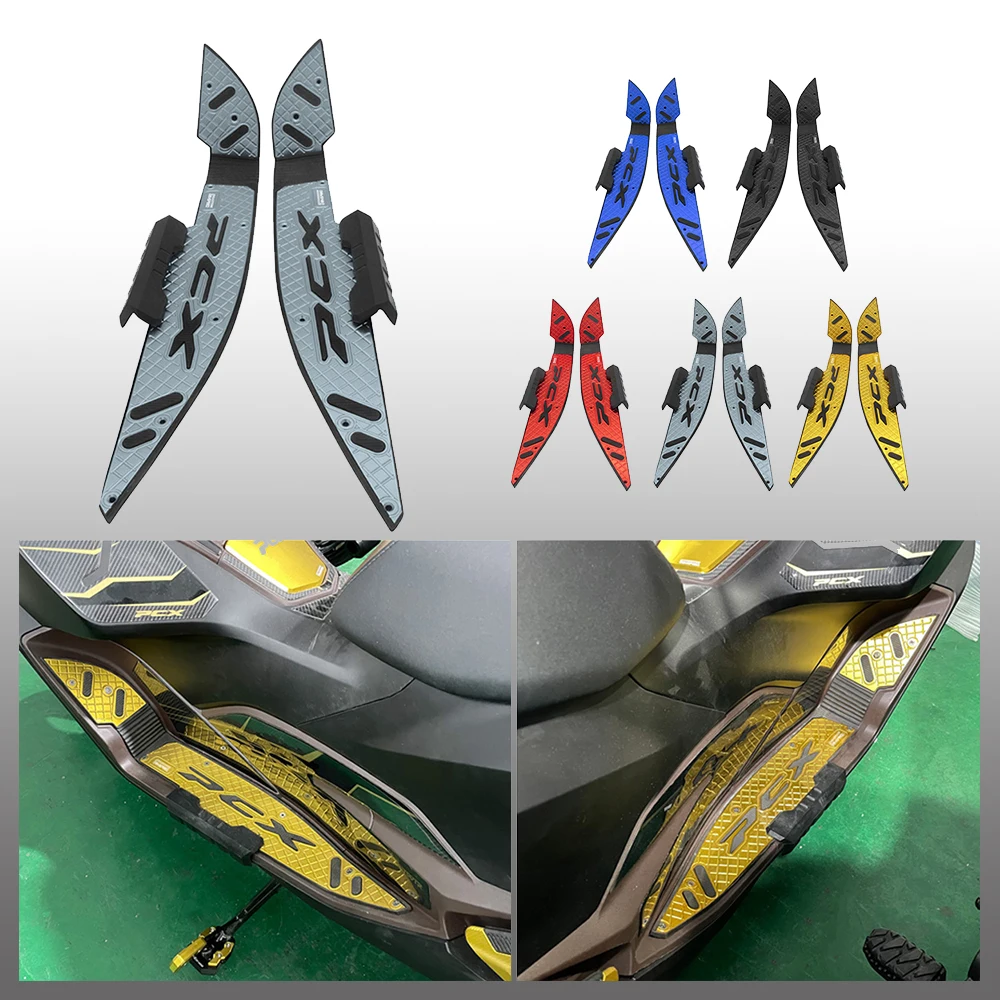 

2PCS CNC Footrests Foot Pedals Left Right Easy Install Bike Upgrade Accessories For Honda PCX 125 PCX160 2021-2024 Motorcycle