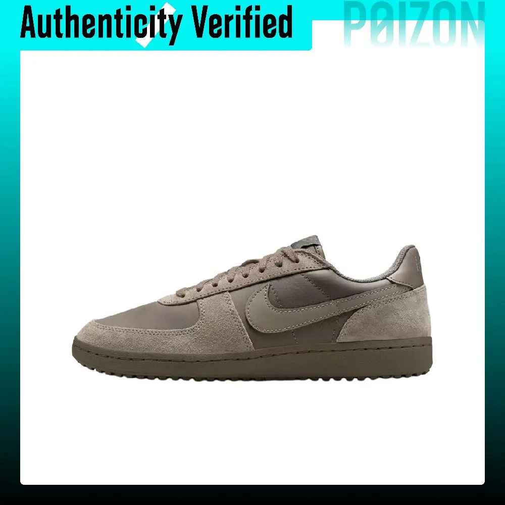 Nike Field General Leather Slip Resistant Abrasion Resistant Skateboard Shoes Men's Brown HV8568-202