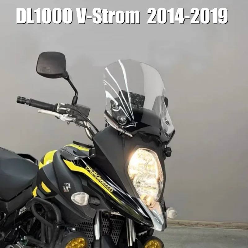 

For V-Strom 1000 XT DL1000 Motorcycle Windscreen Windshield Covers Screen Deflector Accessorie 2014 2015 2016 2017 2018 2019