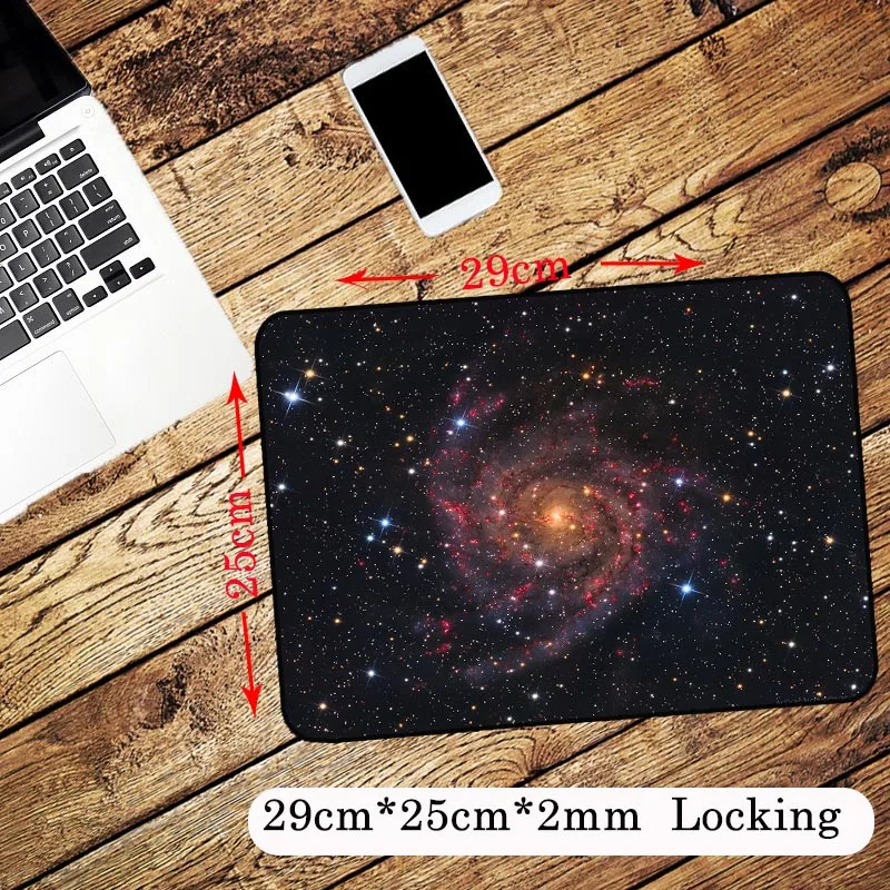 Mairuige Russian Promotional Large Mouse Pad Gaming Mouse Pad Cosmic Nebula Pattern Computer Mouse Pad Waterproof Mouse Pad
