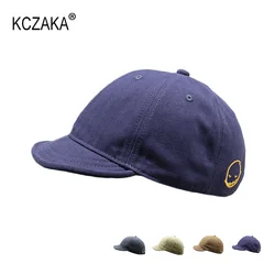 5cm krótki rondo czapka z daszkiem dla mężczyzn w stylu Casual, z haftami składany rondo czapki z daszkiem dla kobiet krótki zaksięgowany czapki tirówki