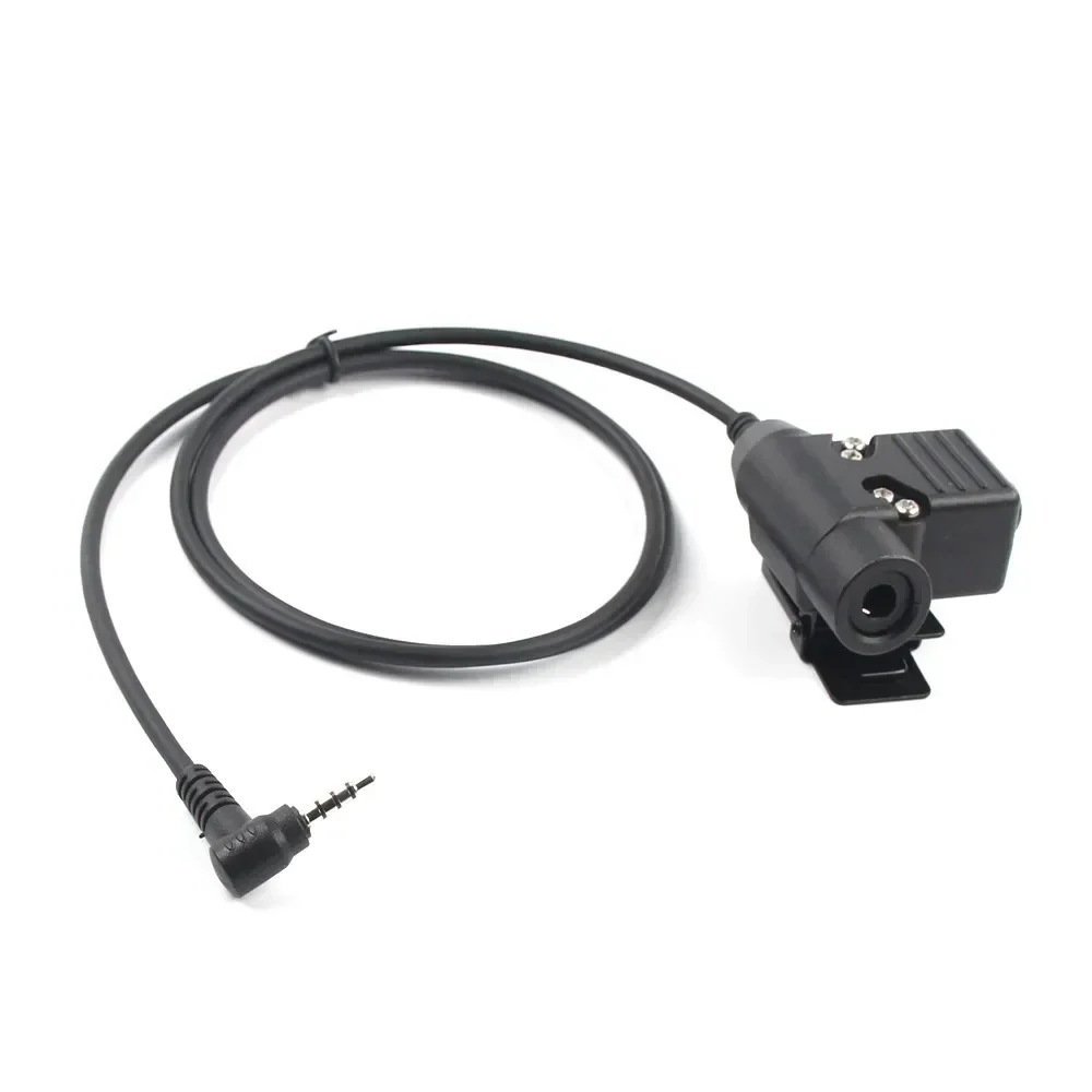 Para yaesu 1 pino 3.5mm u94 ptt z adaptador militar tático para vertex FT-60r VX-3r VX-2r vx5r vx150 VX-110 pés-60 ft1dr ft2dr radi