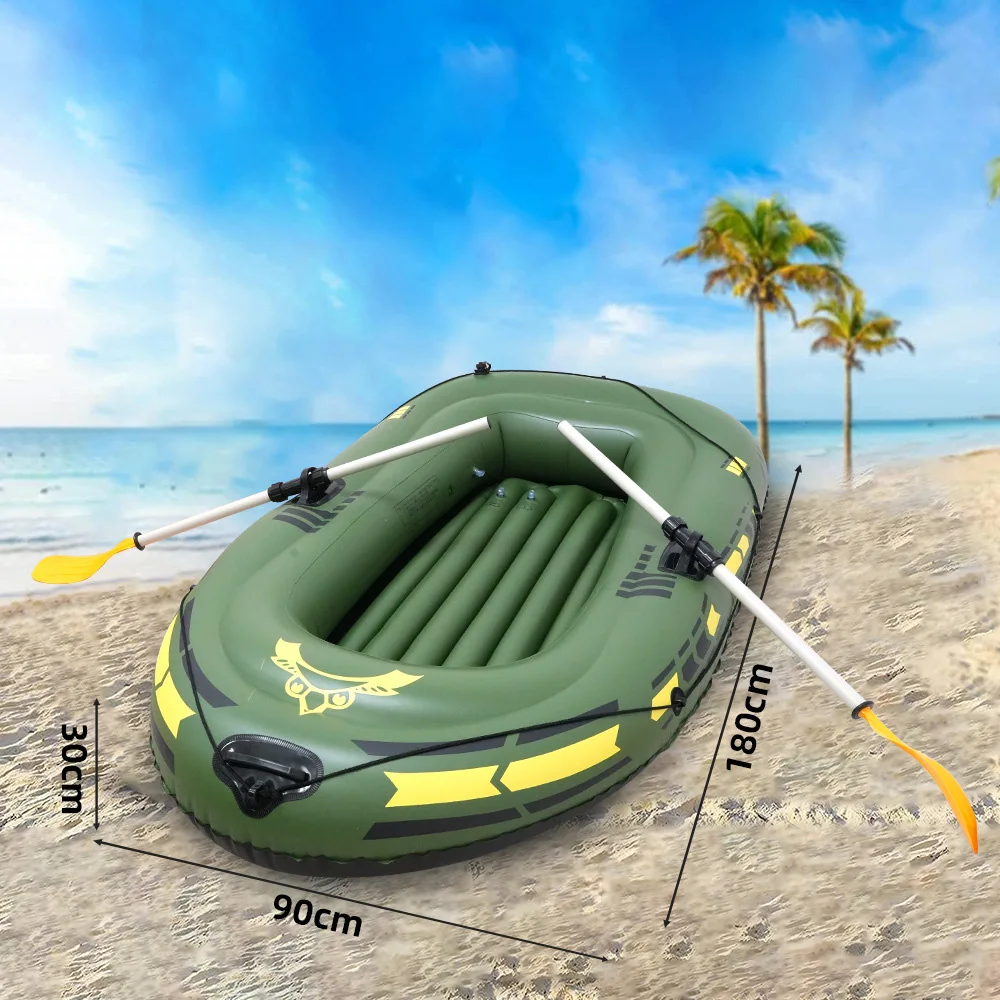 

Outdoor Fishing Kayak, PVC Inflatable Boat, Drift Boat, Double Person Kayak for Lake Tourpromote sales