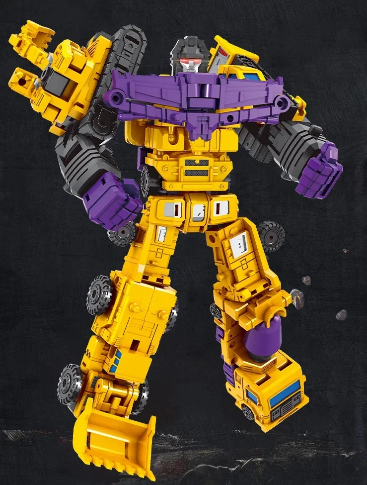 BaoHaiXing Transformatie Speelgoed 6 in 1 G1 Devastator Model Action Figure kleinschalige 22 cm Robot Scrapper Hook Mixmaster Scavenger