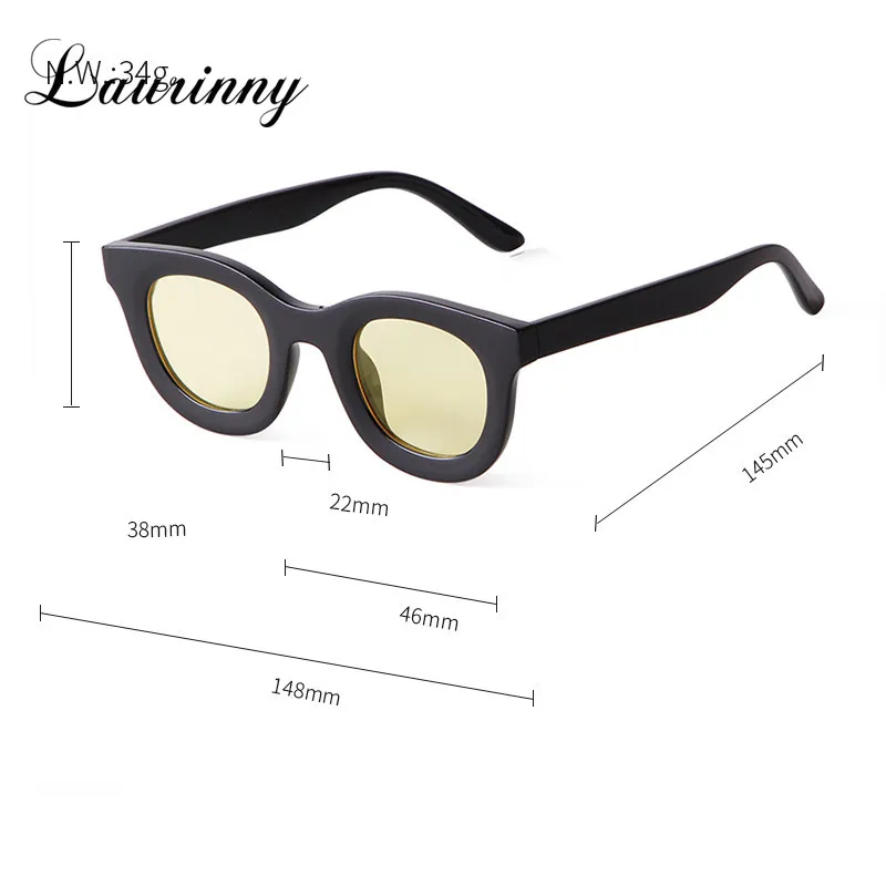 New Retro Small Frame Round Sun glasses Ladies Brand Design Simple Sunglasses Unisex Fashion Trendy All-Match Shades For Women