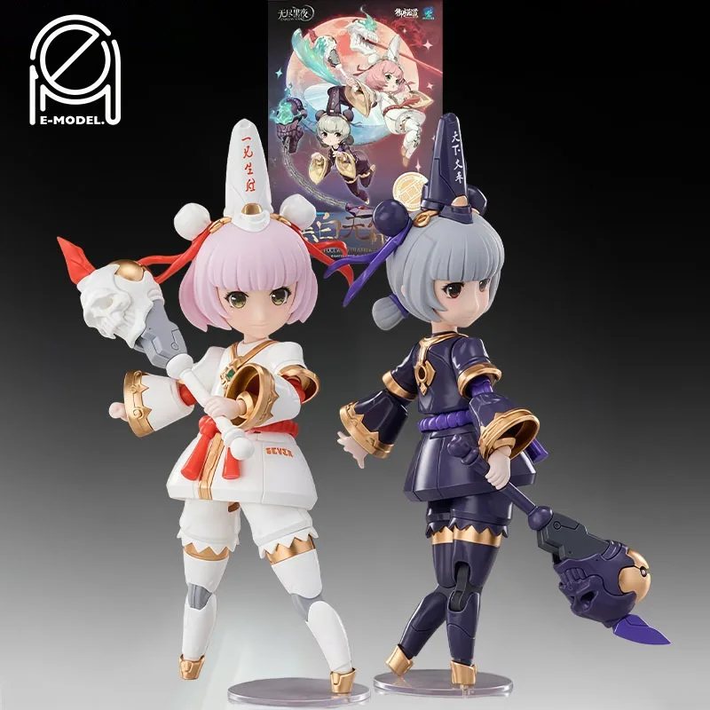 

E-Model Principle Original MODEL KIT Black and White Impermanence Fairy Anime Figure Assembly Model Toys Model Gifts for Boys
