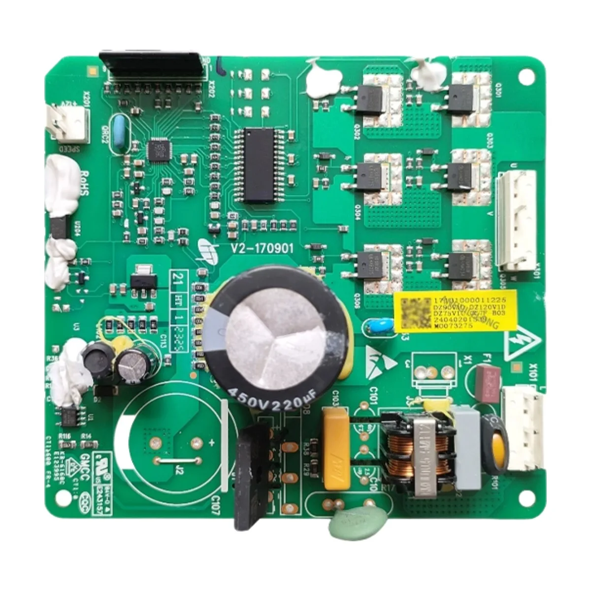 

New For Midea refrigerator variable frequency 17131000011225 compressor drive board BCD-536WKPZM
