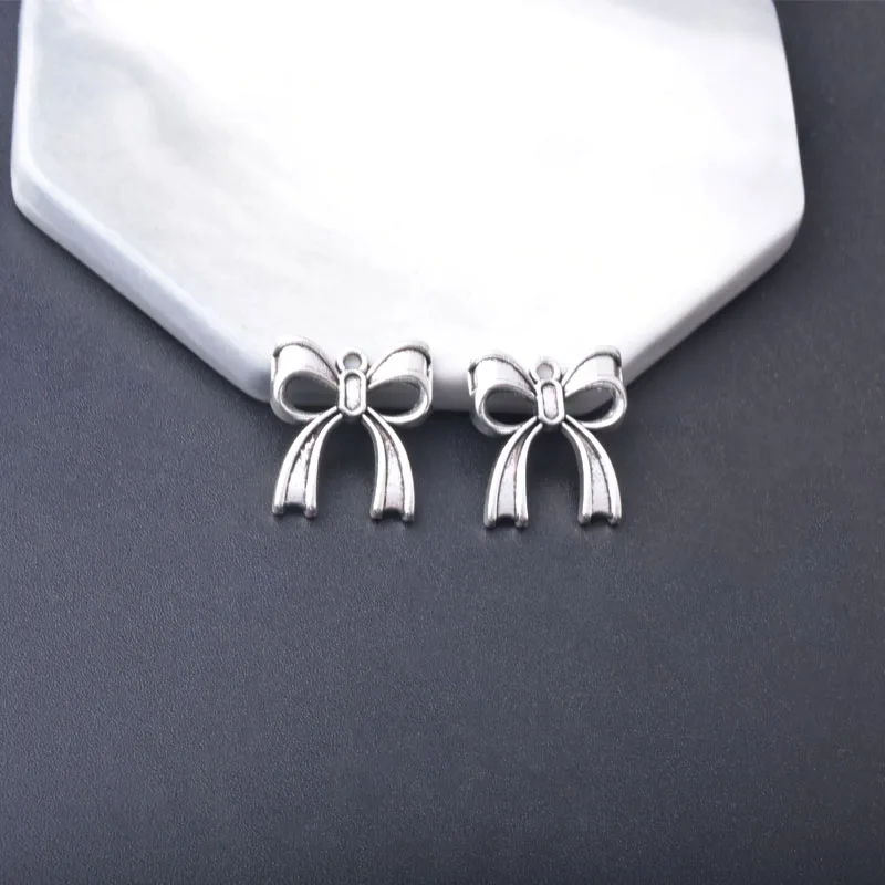 10 Stück/Set Ethnische Antike Silber-Goldene Schildkröten-Anhänger Schmuckzubehör Boho Pfeil-Bogen-Anhänger DIY Damen-Ohrringe – Detail 16