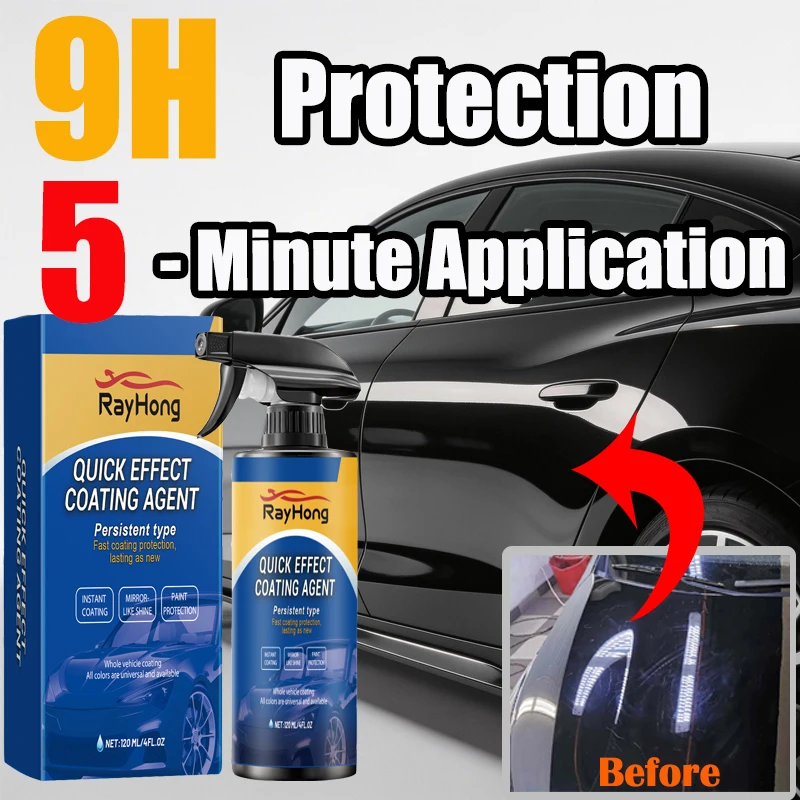 

Car Coating Hydrophobic Protection Quick-Dry Car Polishing Maintenance Spray Water Repellent Spray Car Accessories