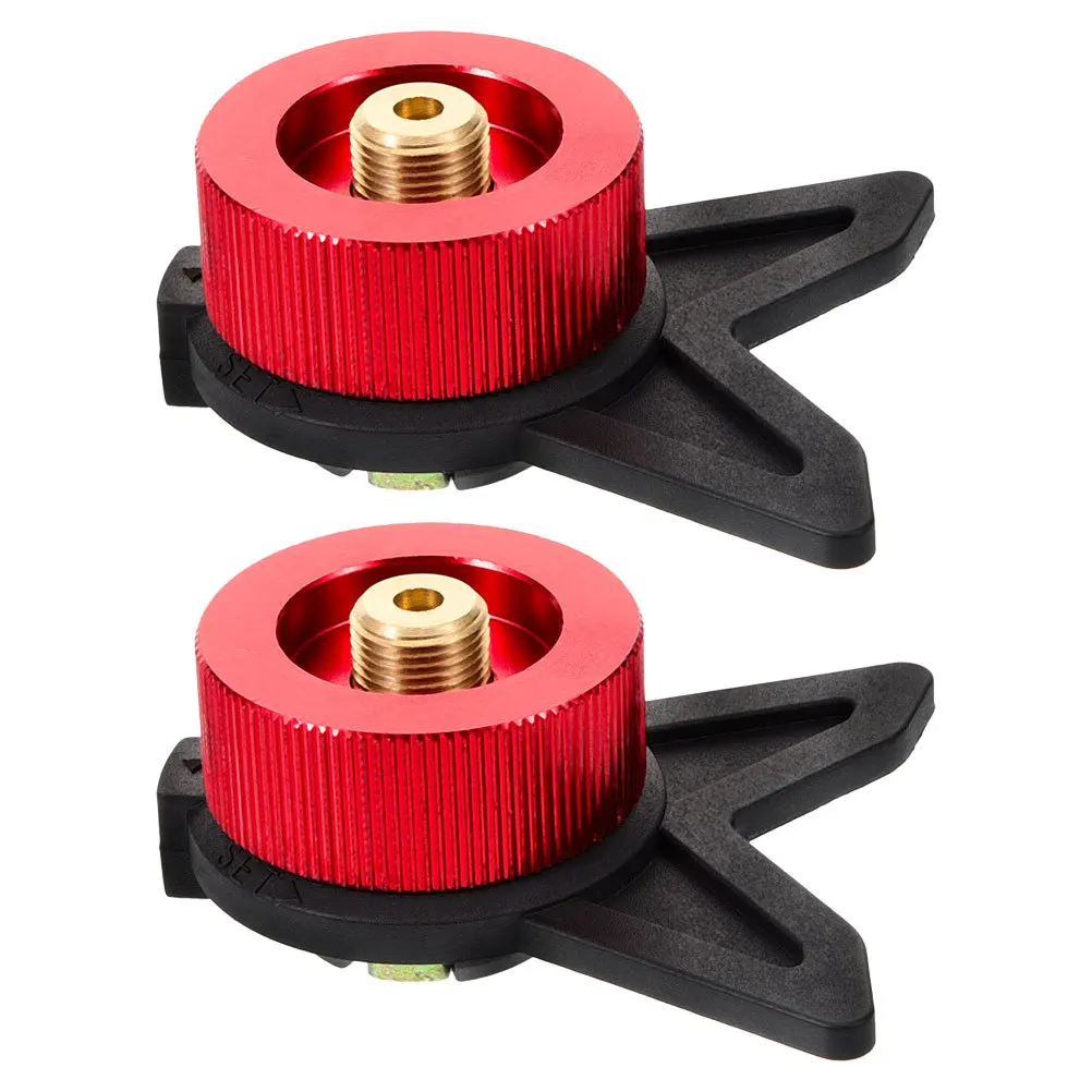 

2Pcs Propane Tank Adapter High Compatibility Portable Converter for Camping Stoves and Furnaces Propane Tank Adapter