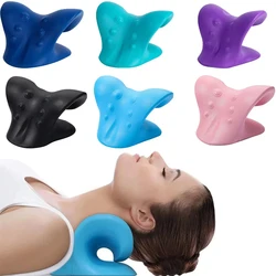 Cervical Spine Stretch Neck Shoulder Relaxer Cervical Muscle Relaxation Traction Device Shoulder Massage Pillow Spine Correction