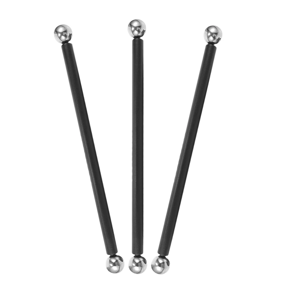 

3 шт., крестовый кронштейн для лампы, 41 см, серебряный шар, металлический аксессуар для двора, прочный уличный светильник, стержень, держатель для флага, кронштейн, ручка