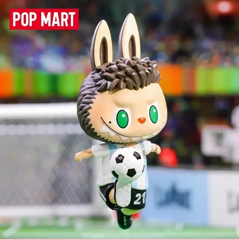 

POP MART LABUBU ASOCIACION DEL FUTBOL ARGENTINO серии слепая коробка Guess сумка украшение для рабочего стола милая модель подарок девушке слепая сумка игрушка