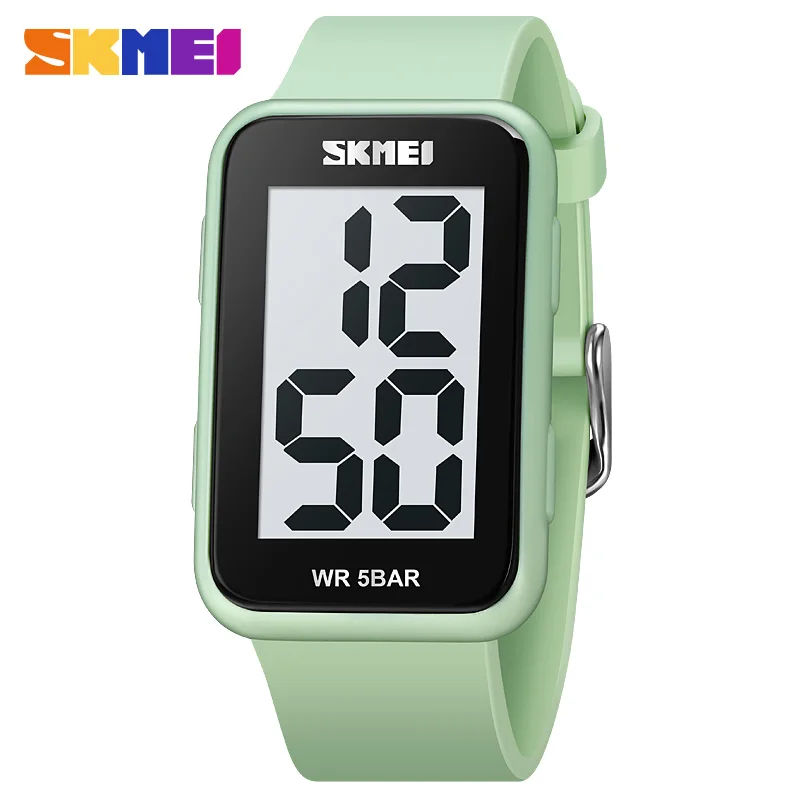 

SKMEI Simple Men 5bar Waterproof Date Wristwatch Male Female Back Light Display Digital Watches For Womens Alarm Clock reloj hom