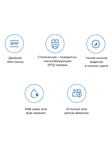 Xiaomi MiJia 4 dual camera 5MP 3K WiFi 6 outdoor surveillance camera rotary night vision IP66