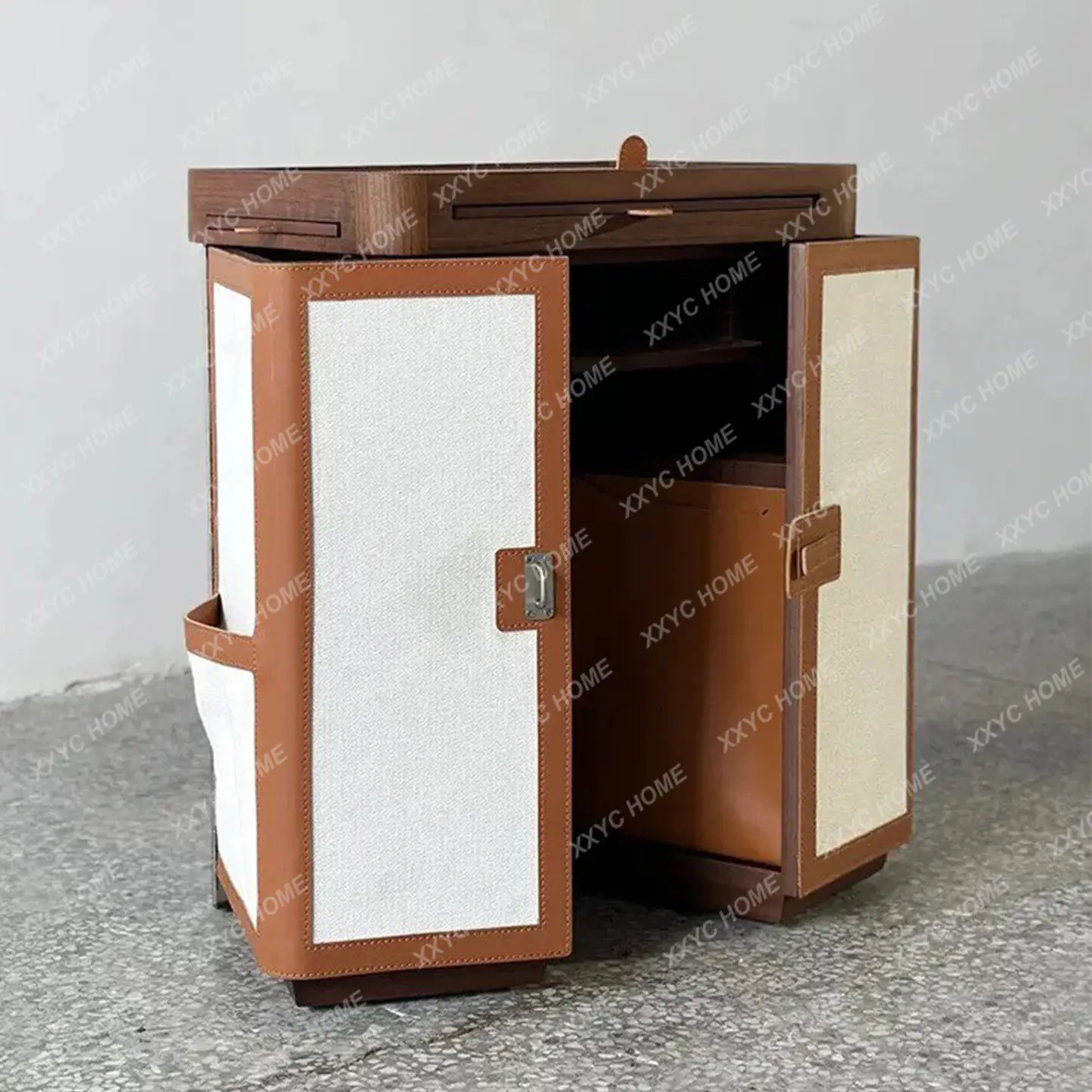 TT Light luxury solid wood dresser villa home living room art standard fashion storage dressing cabinet