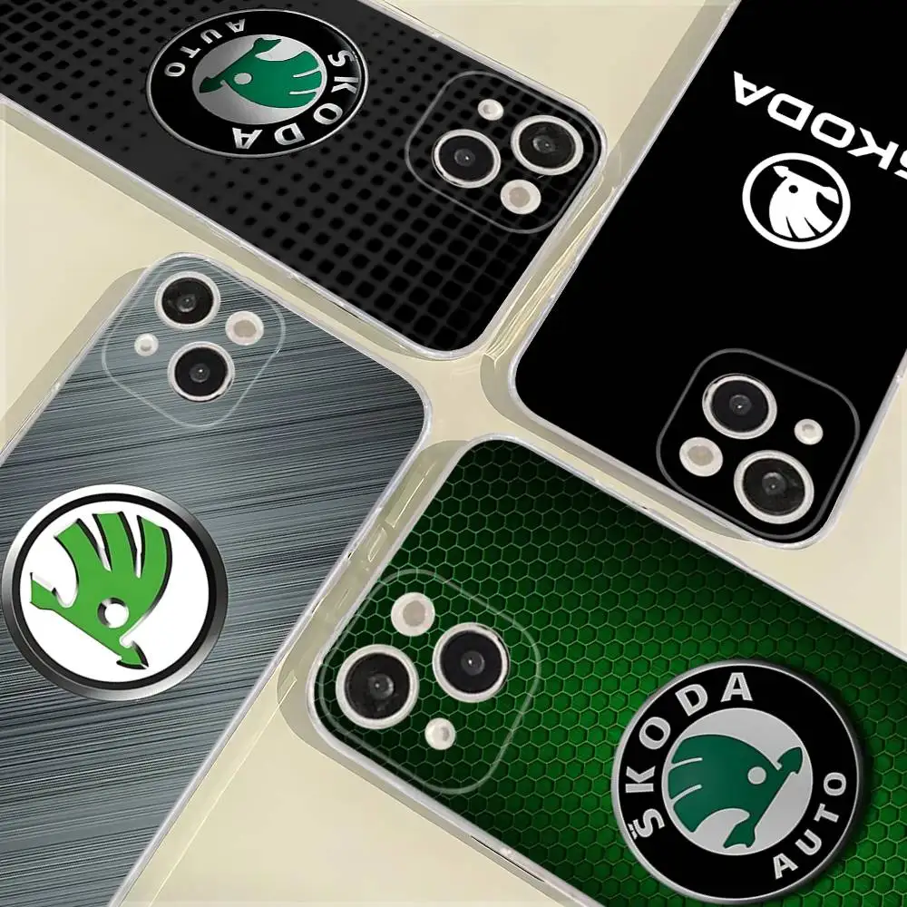 

Super Car Design-Skodas For IPhone 17 16 15 14 13 12 11 Pro Max Plus Phone Case High End Silicone