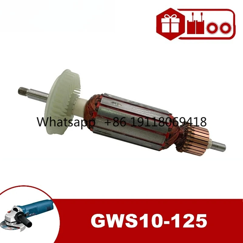 Reemplazo de anclaje de rotor de armadura AC220V-240V para GWS10-125 GWS 10-125