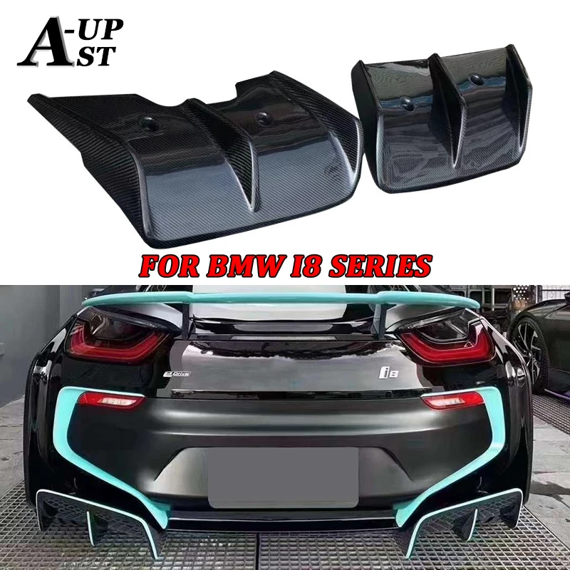 Carbon Fiber TOP Style  Rear Lip For BMW I8 Rear Bumper Diffuser Back Lip Spoiler Splitter Car Accessories Body Kits