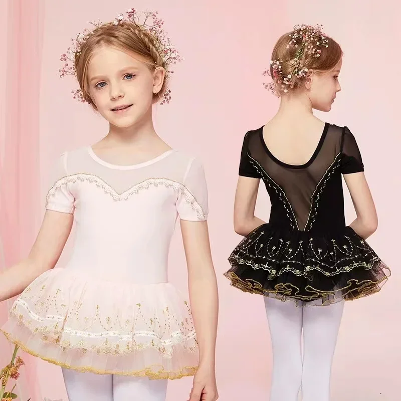 

2023 Cute Girls Ballet Dress For Children Girl Dance Clothing Kids Ballet Costumes For Girls Dance Leotard Girl Dance wear