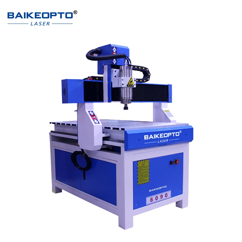 Aluminum Wood Acrylic PCB MDF Plywood Cutting Milling Machine High Precision Mini 3D Advertising 6090 CNC Router