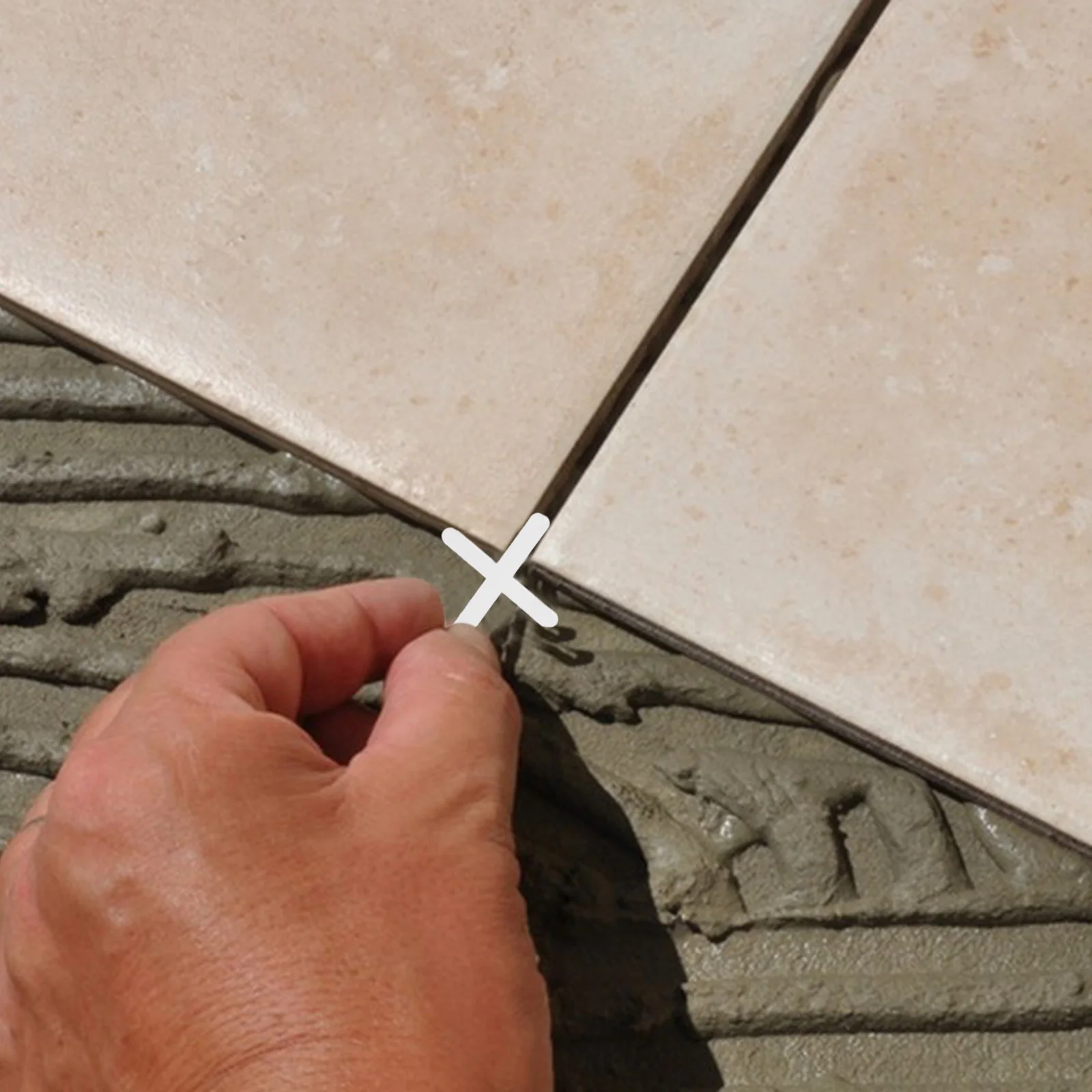Espaciadores de azulejos en forma de cruz, herramientas de nivelación de suelo de cerámica reutilizables de 2Mm de espesor para espaciadores de lechada de piscina de porcelana de mármol, 2000 Uds.