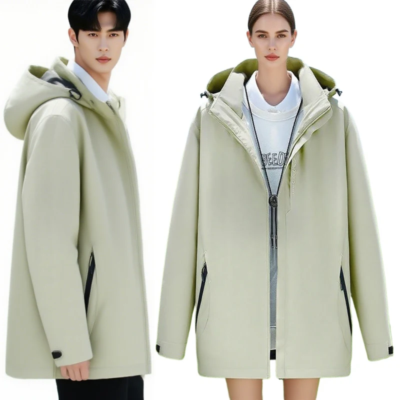 

Мужская и женская водонепроницаемая ветрозащитная куртка, уличный походный дождевик, весенне-осенний легкий вес