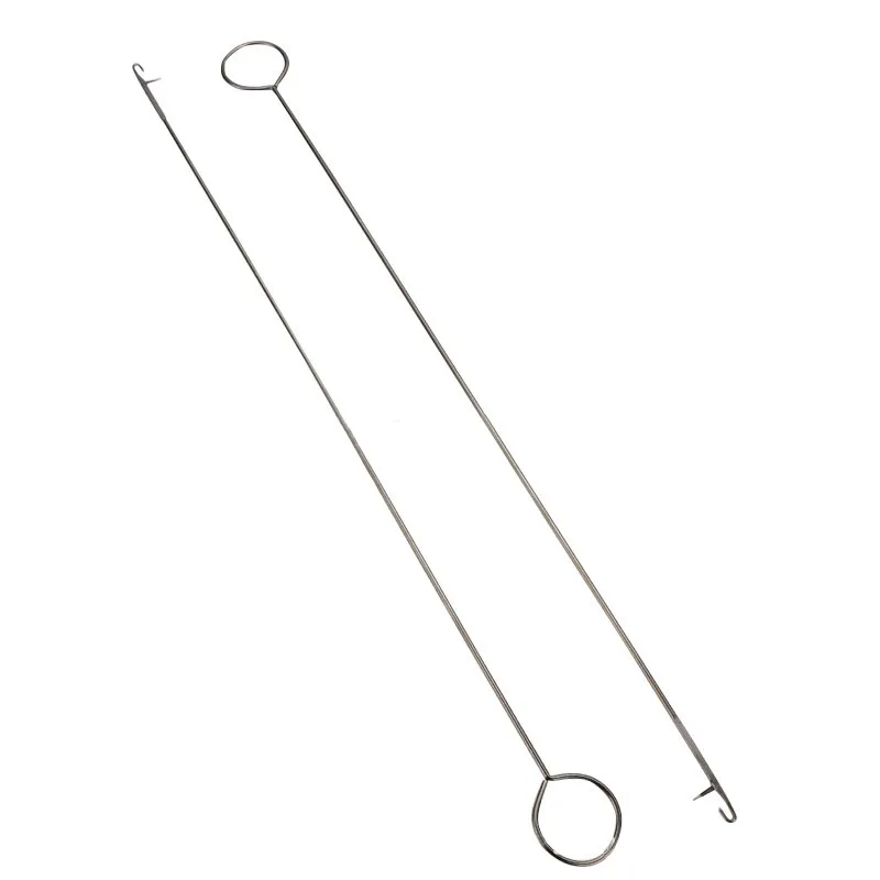 Lazo de costura de acero inoxidable, gancho giratorio, tubos de tela, tiras de cinturón hechas a mano, accesorios de herramientas de costura DIY, 1