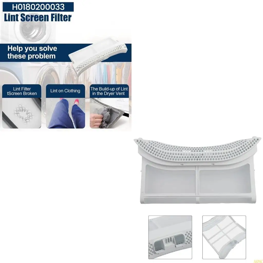 A0NC Dryer Machine Filter Replacement Suitable for H0180200033 Protects Component