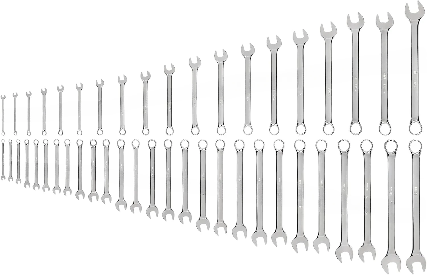 Combination Wrench Set, 46-Piece (1/4-1-1/4 in., 6-32 mm) | WCB90301