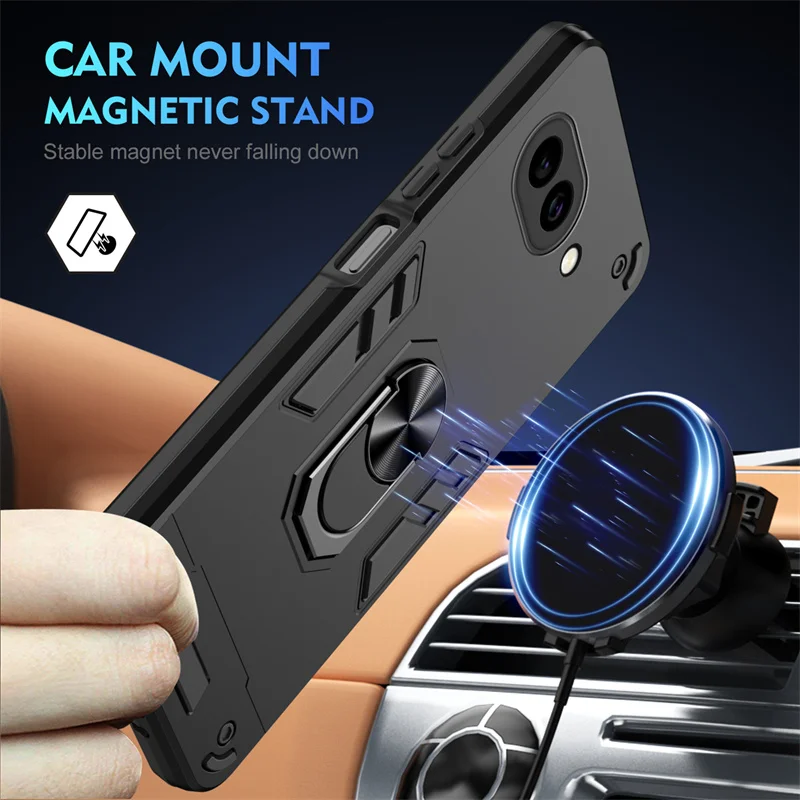 Military Grade Shockproof Case for Google Pixel 10A 10 Pro XL 9A 9 Pro Protective Cover Ring Stand Holder Capa Shell Fundas view 2