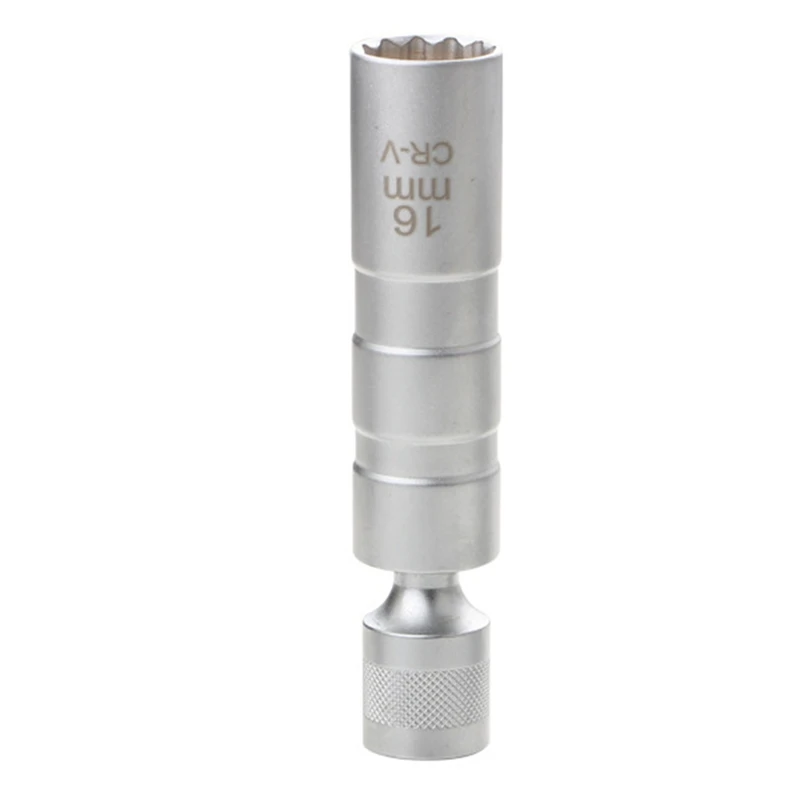 

DIDI Extend Spark Plug Socket Wrench 12 Angle Repairing Removal Tool Thin Wall 3/8 Inch Drive Sockets Auto Repair Tool