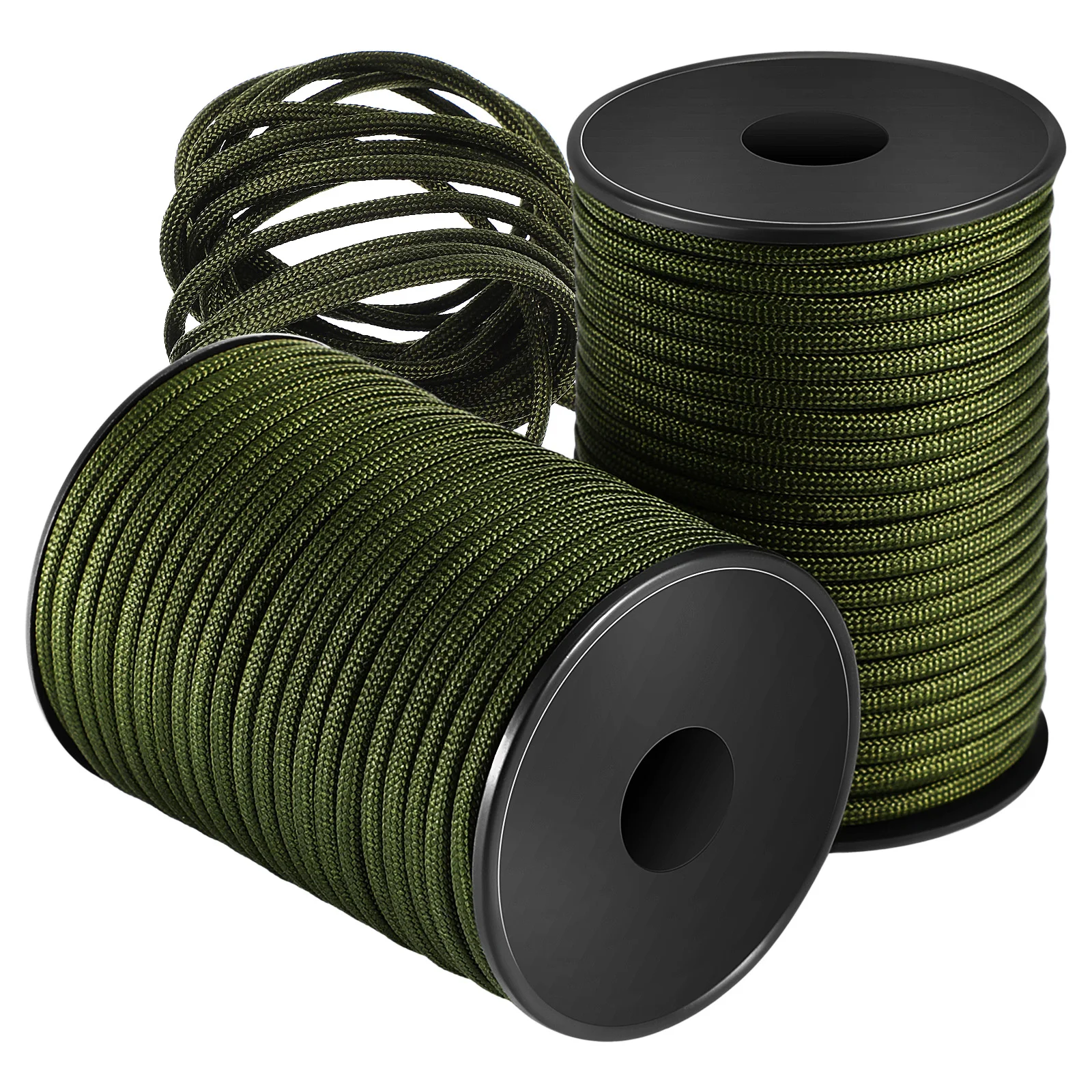 

2 Pcs Paracord Nylon Rope for Tents Tie down Straps Canopy Ropes Multipurpose Camping Cords Outdoor