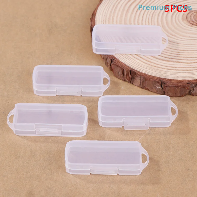 5pcs PC USB Flash Drive Cases Contemporary Style Storage Boxes With Lids For OTG Rotating Drives Home Organization Storage Bins