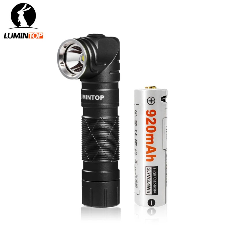 Lumintop L1 回転懐中電灯 L 懐中電灯 90 度変更 14500 懐中電灯磁気