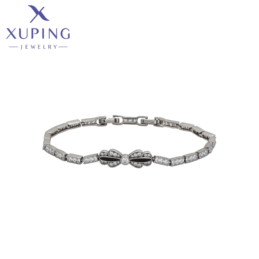 

Xuping Jewelry New Arrival Copper Alloy Women Bracelet with Rhodium Plated X000707600