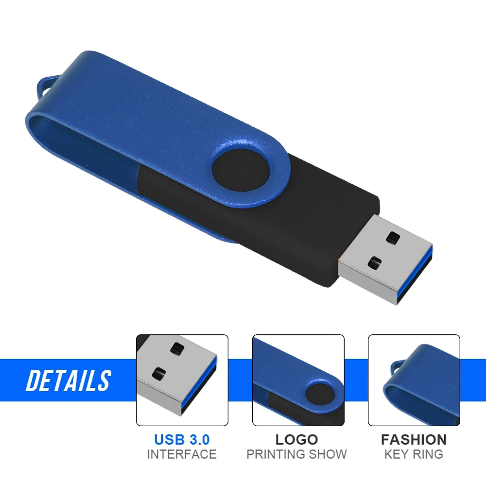 Clé USB 3.0, 16 Go/32 Go/64 Go/128 Go, étanche, lecteur flash