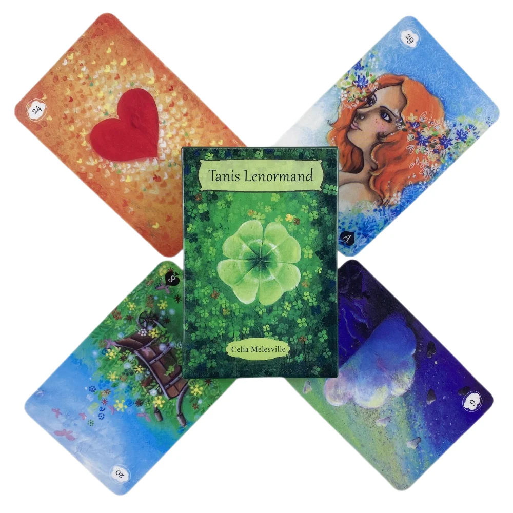 Tanis Lenormand by Celia Melesville Spirit of the animals Light Visions Tarot Messages From Your Angels oracle deck