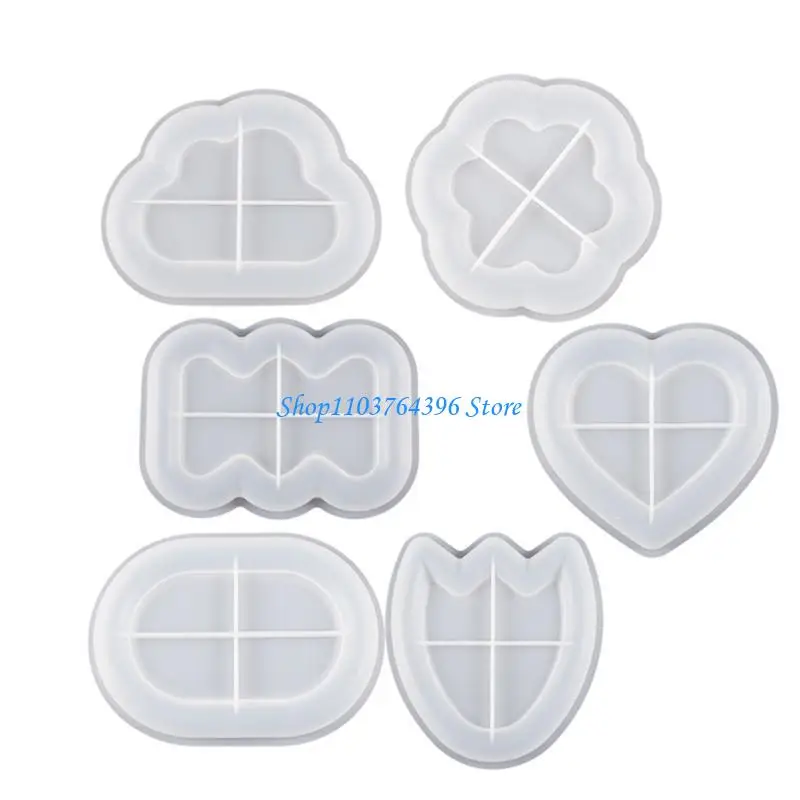 

Компактная цветочная тарелка, блюдо из смолы, овальная форма, форма для блюда, сделай сам, домашний орнамент