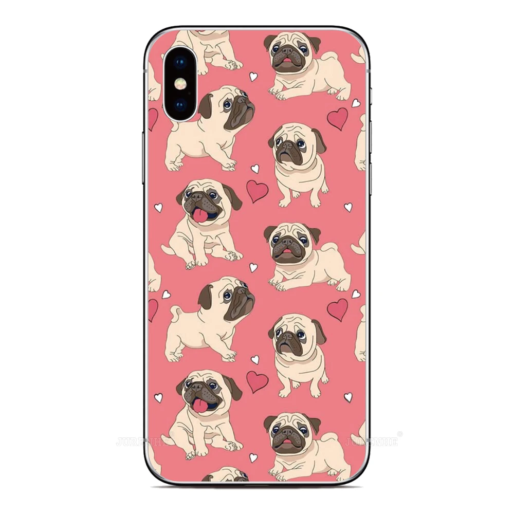 Pug Puppy Dog Soft Back Cover For Oukitel C36 C35 C33 C32 C31 C23 C25 C22 C21 C19 C18 C17 C16 C15 C13 K6000 K9 Pro Phone Case